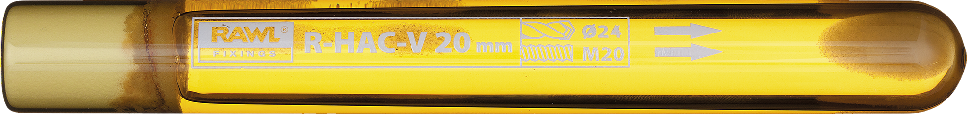 ANKERMASSE I GLASSAMPULL RAWLPLUG R-HAC-V, FOR MONTASJE MED SLAG